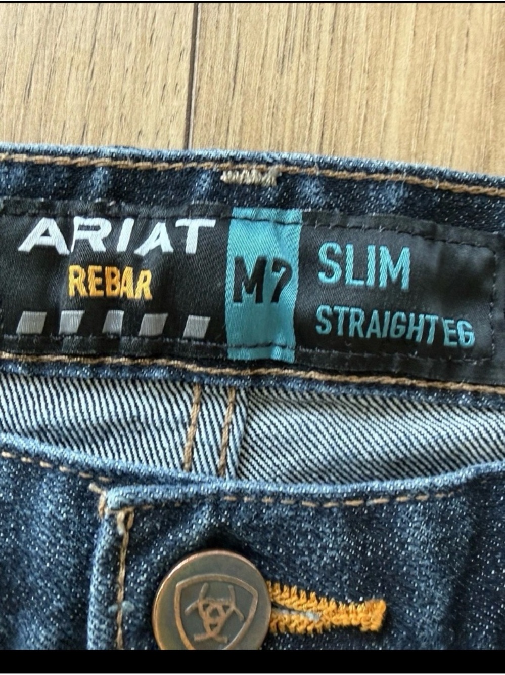 Ariat Slim Straight Denim Jeans 34/36 M7